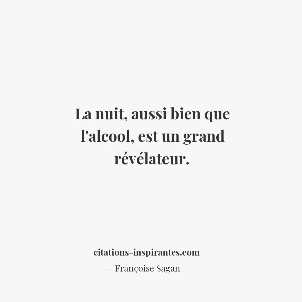 Citation de Françoise Sagan