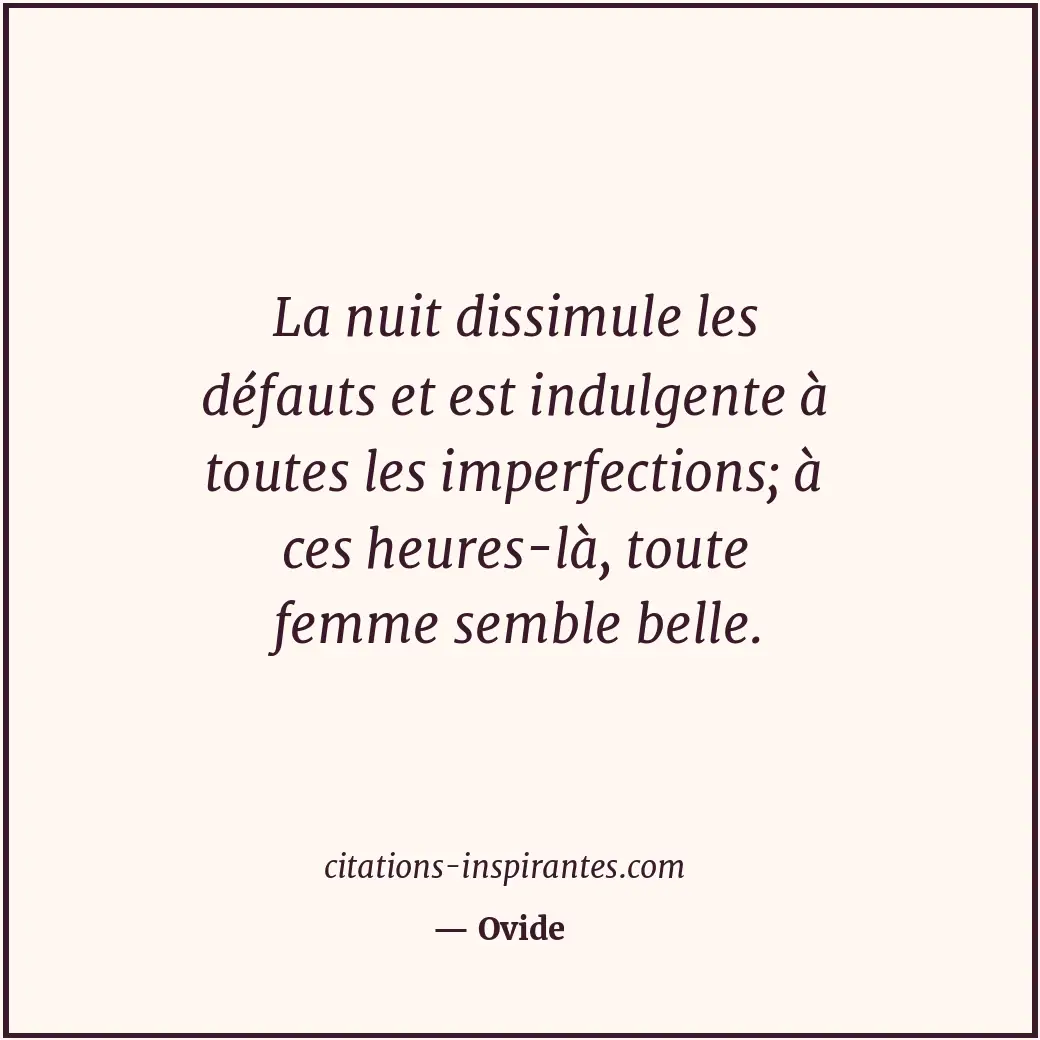 Citation de Ovide