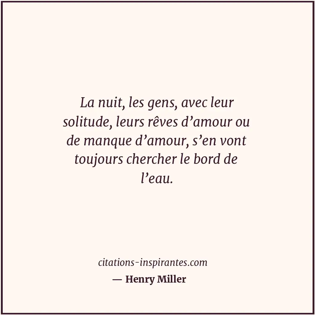 Citation de Henry Miller