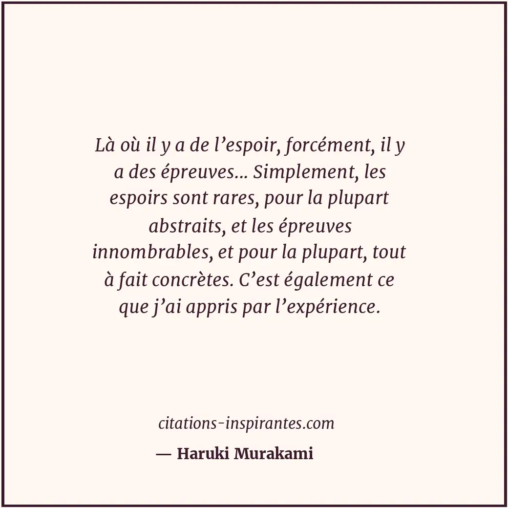 Citation de Haruki Murakami