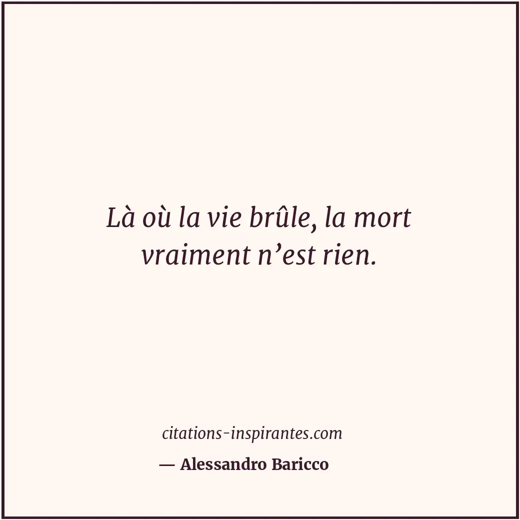 Citation de Alessandro Baricco