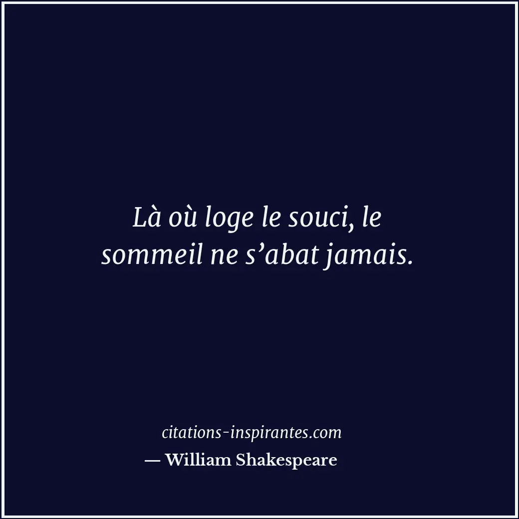 Citation de William Shakespeare