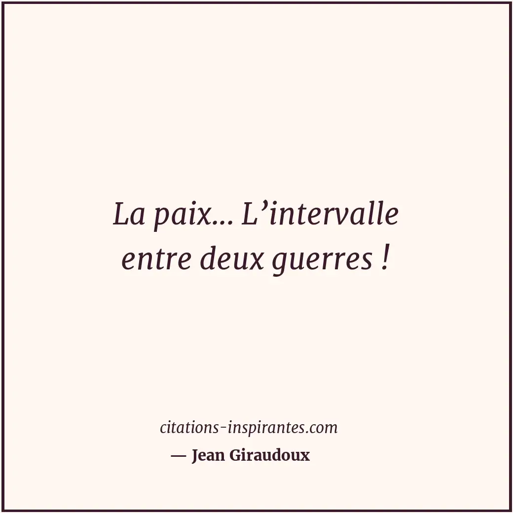 Citation de Jean Giraudoux