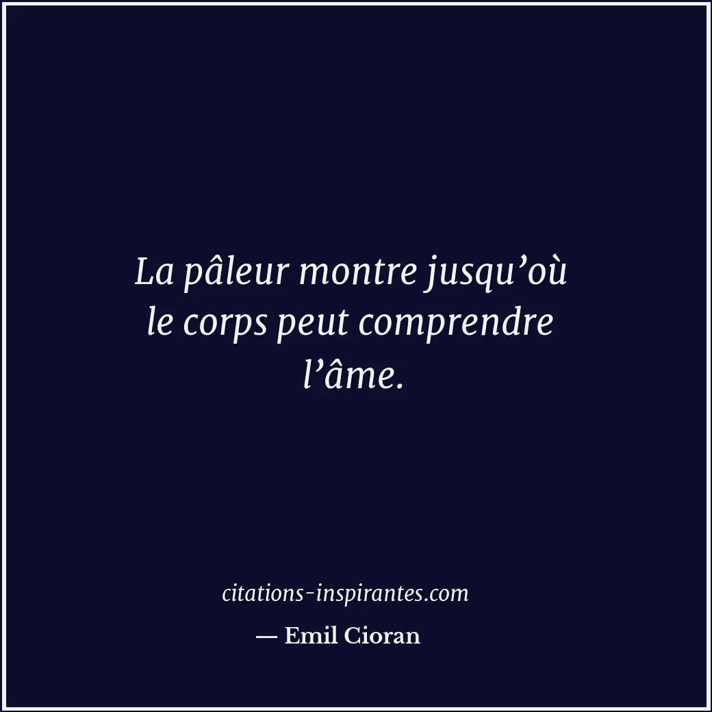 Citation de Emil Cioran