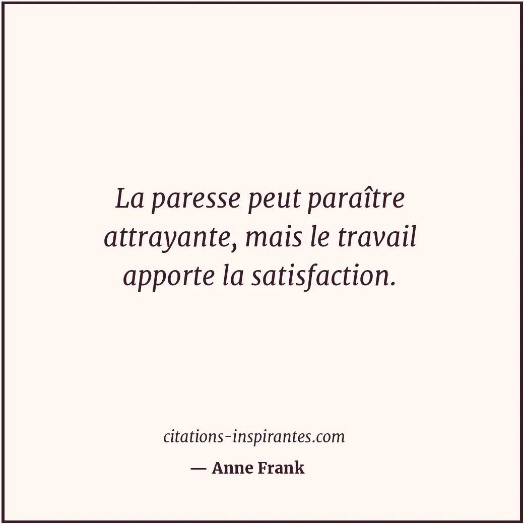 Citation de Anne Frank