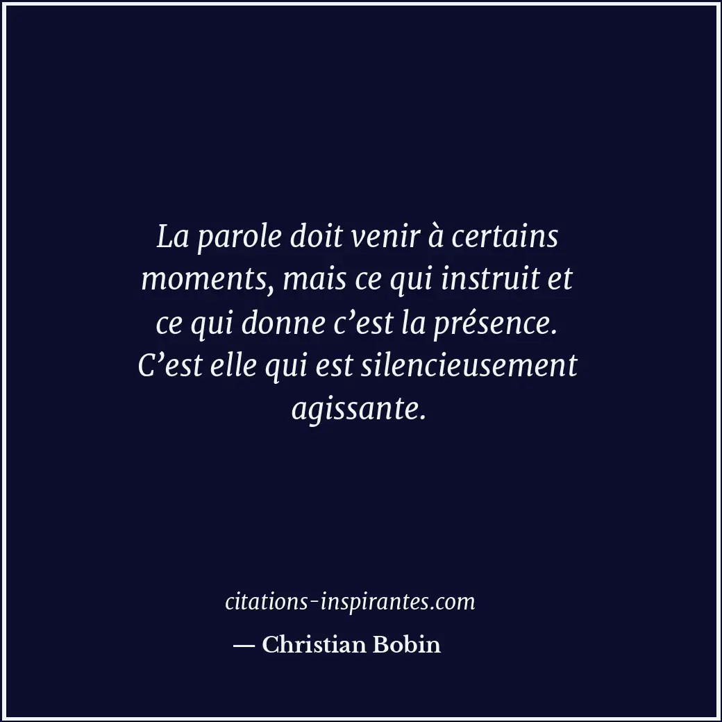 Citation de Christian Bobin