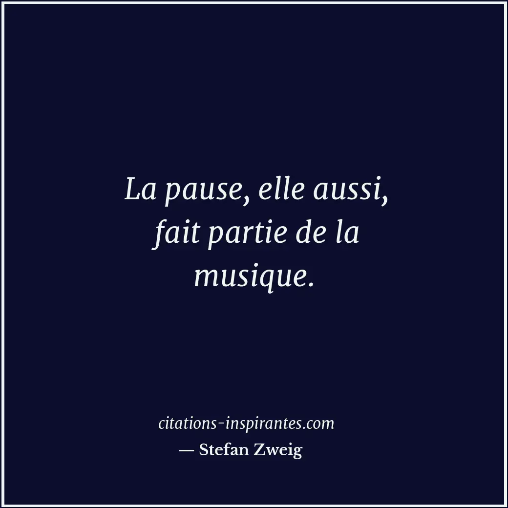 Citation de Stefan Zweig