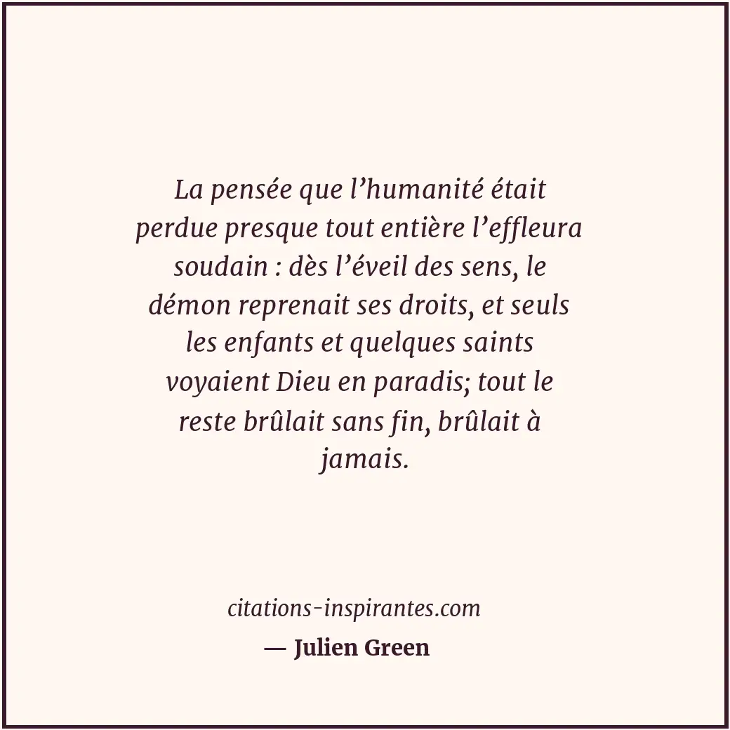 Citation de Julien Green