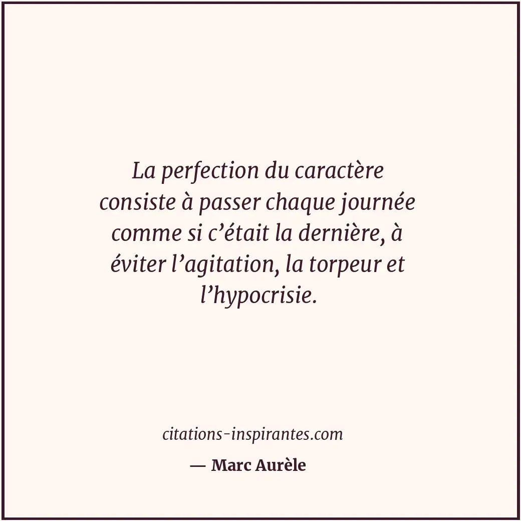 Citation de Marc Aurèle