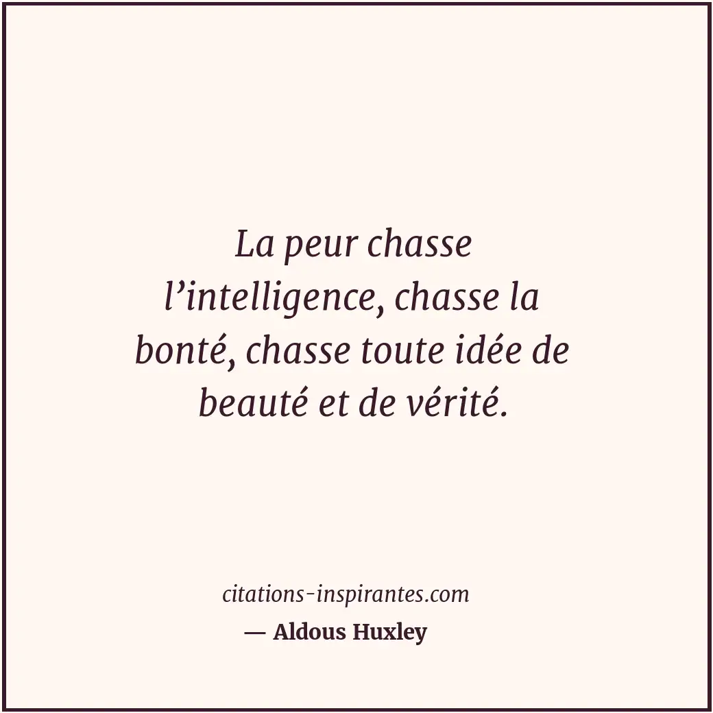Citation de Aldous Huxley