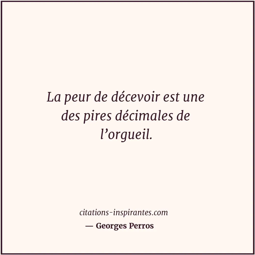 Citation de Georges Perros