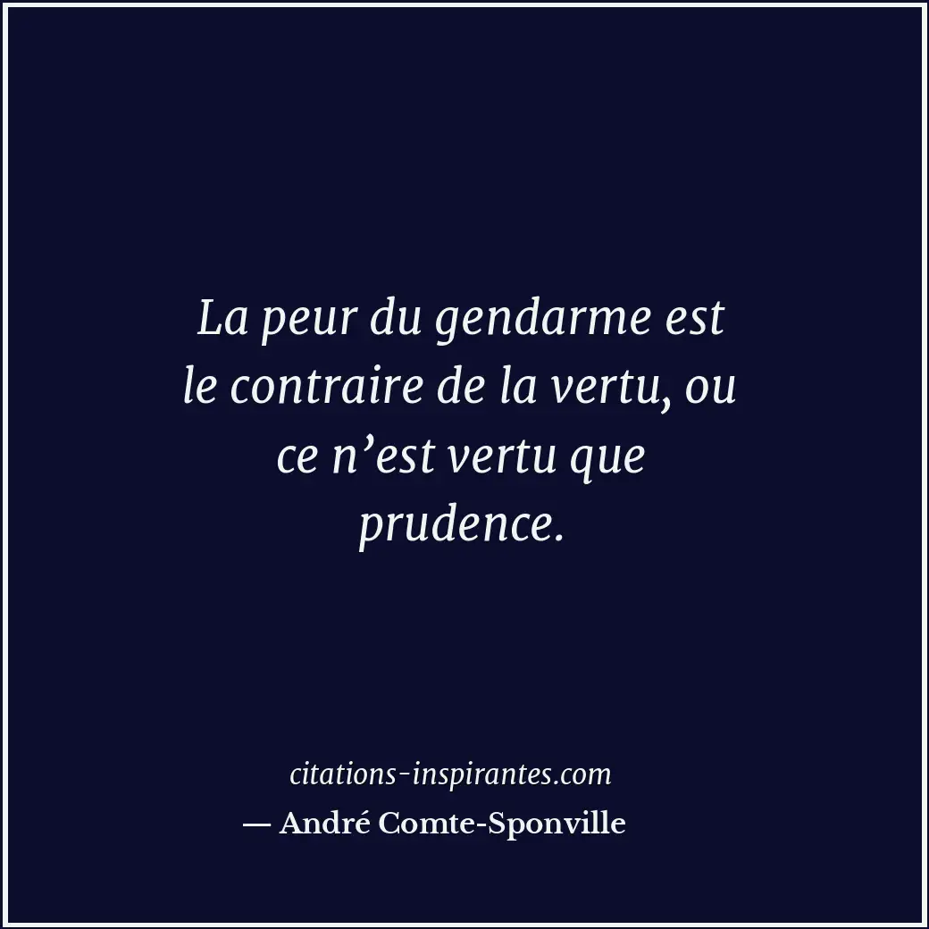 Citation de André Comte-Sponville