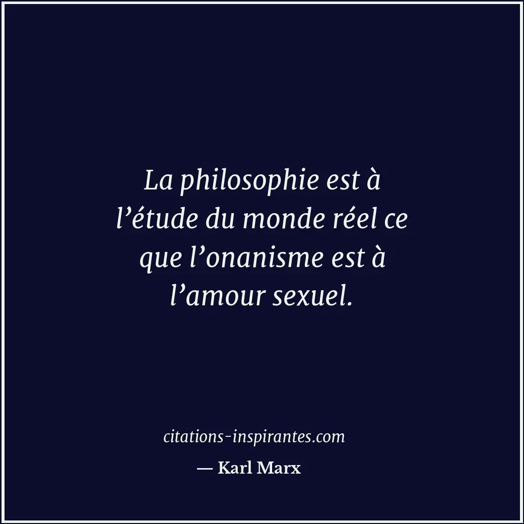 Citation de Karl Marx