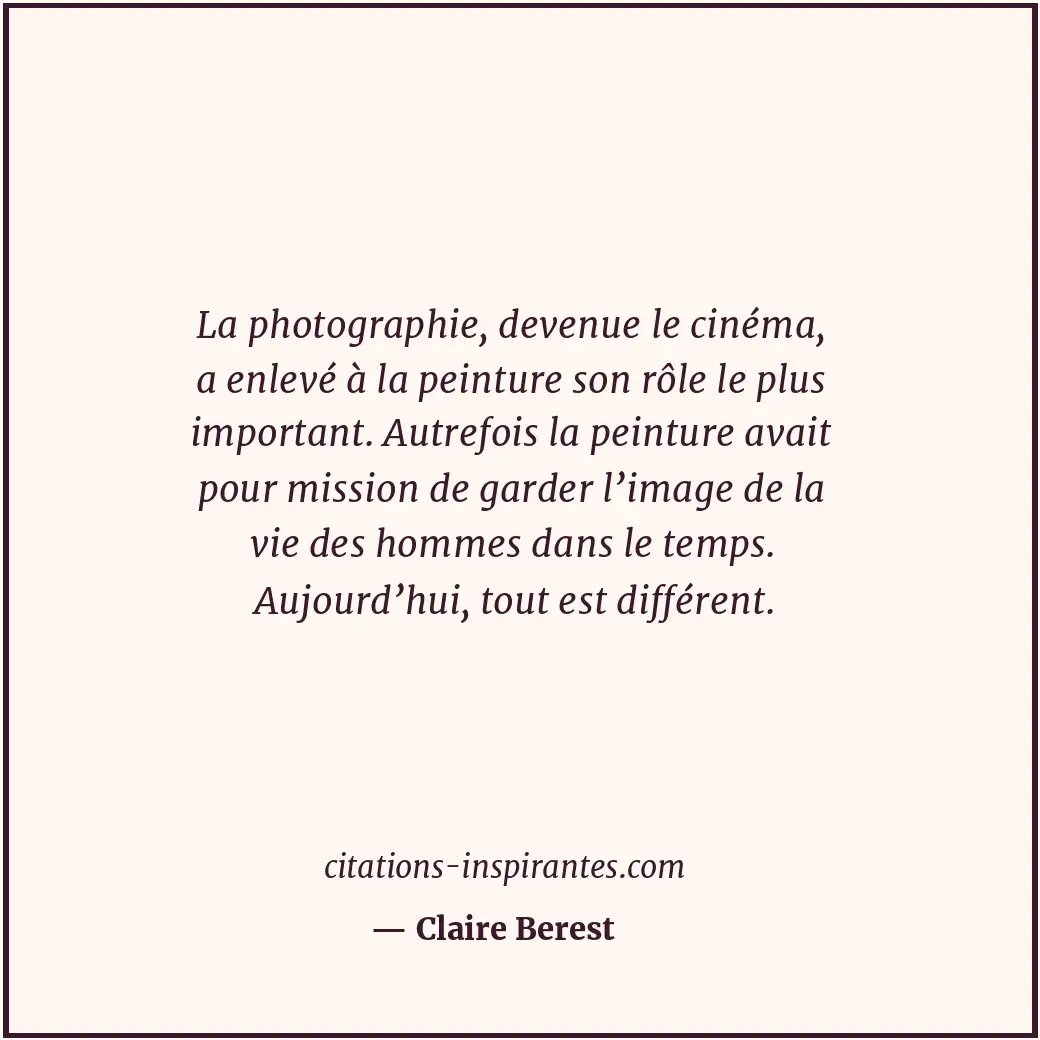 Citation de Claire Berest