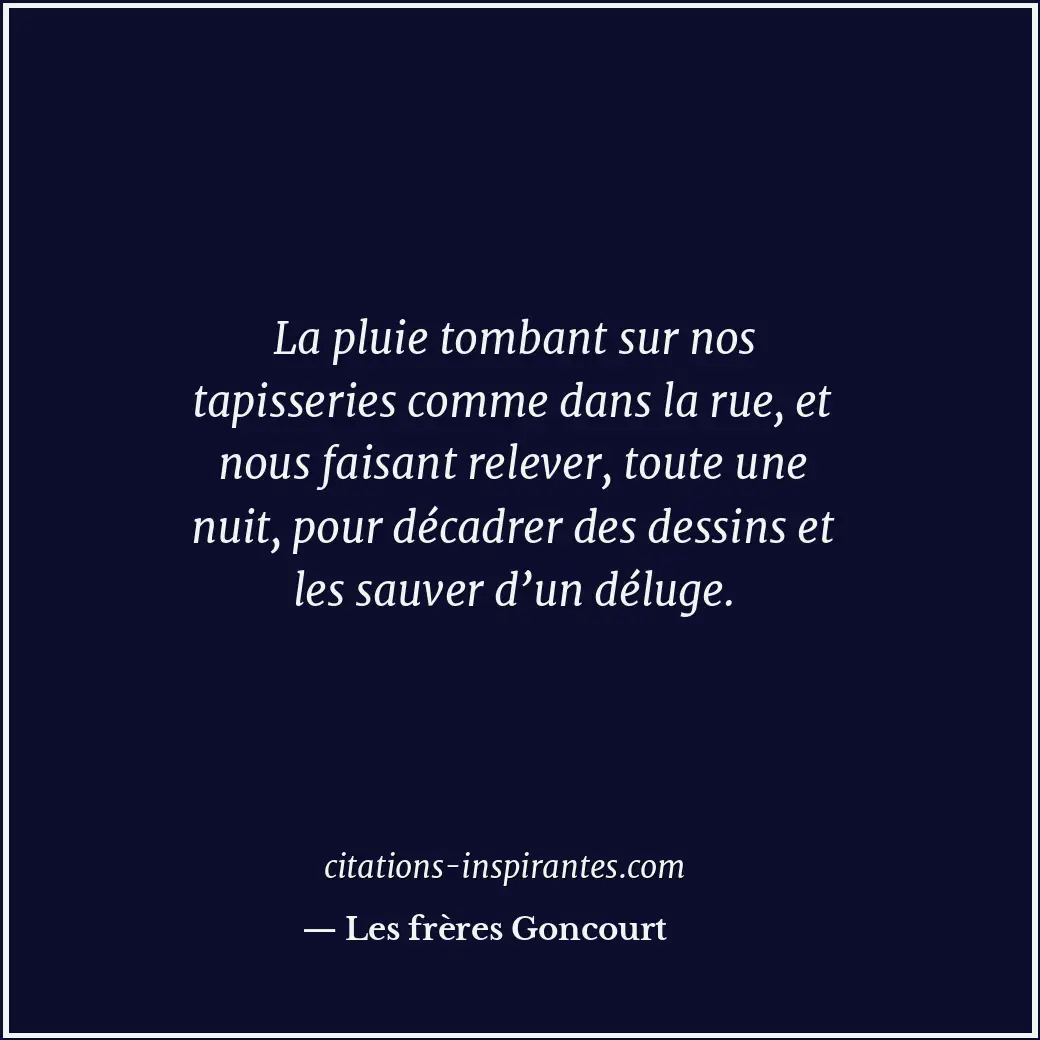 Citation de Les frères Goncourt