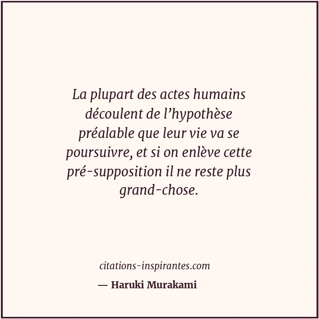 Citation de Haruki Murakami