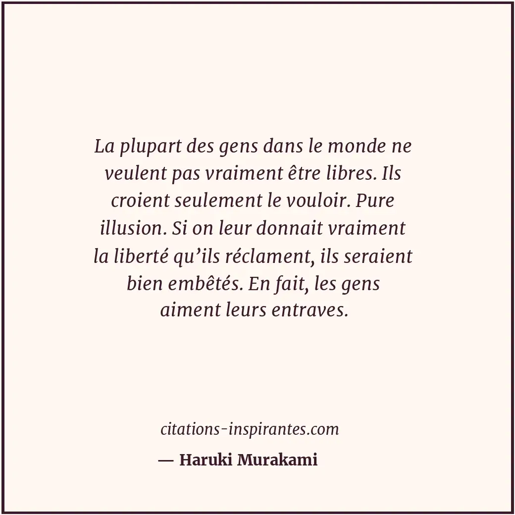 Citation de Haruki Murakami