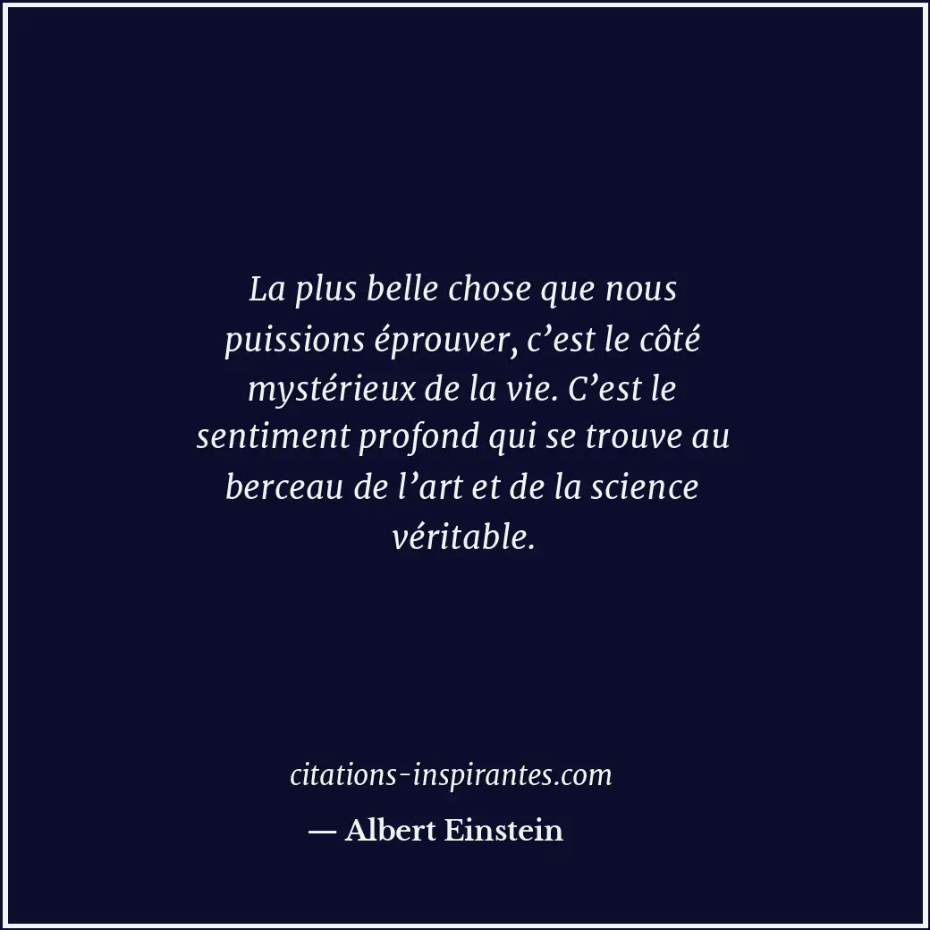 Citation de Albert Einstein