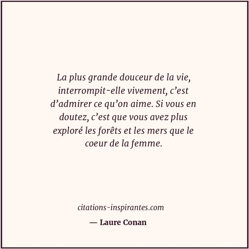 Citation de Laure Conan