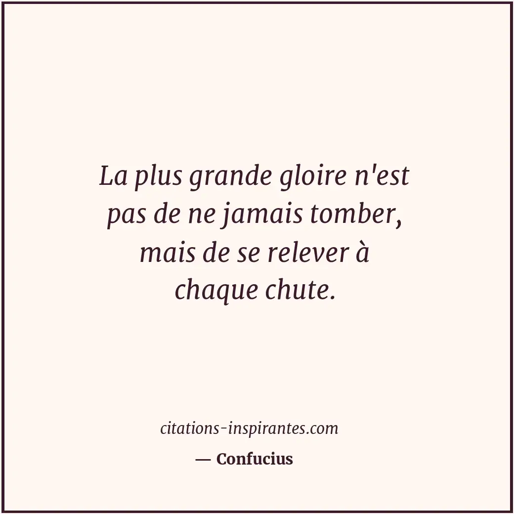 Citation de Confucius