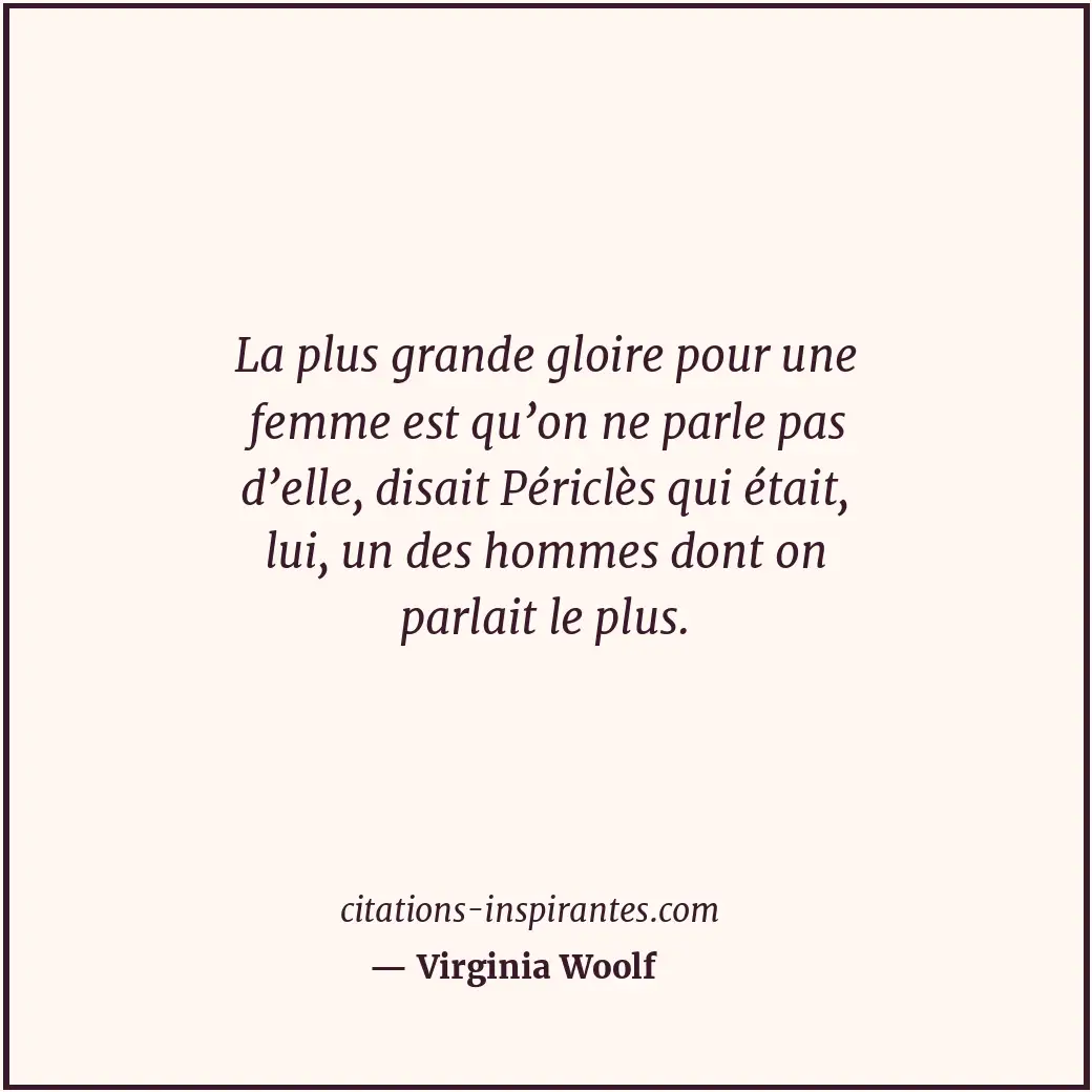 Citation de Virginia Woolf