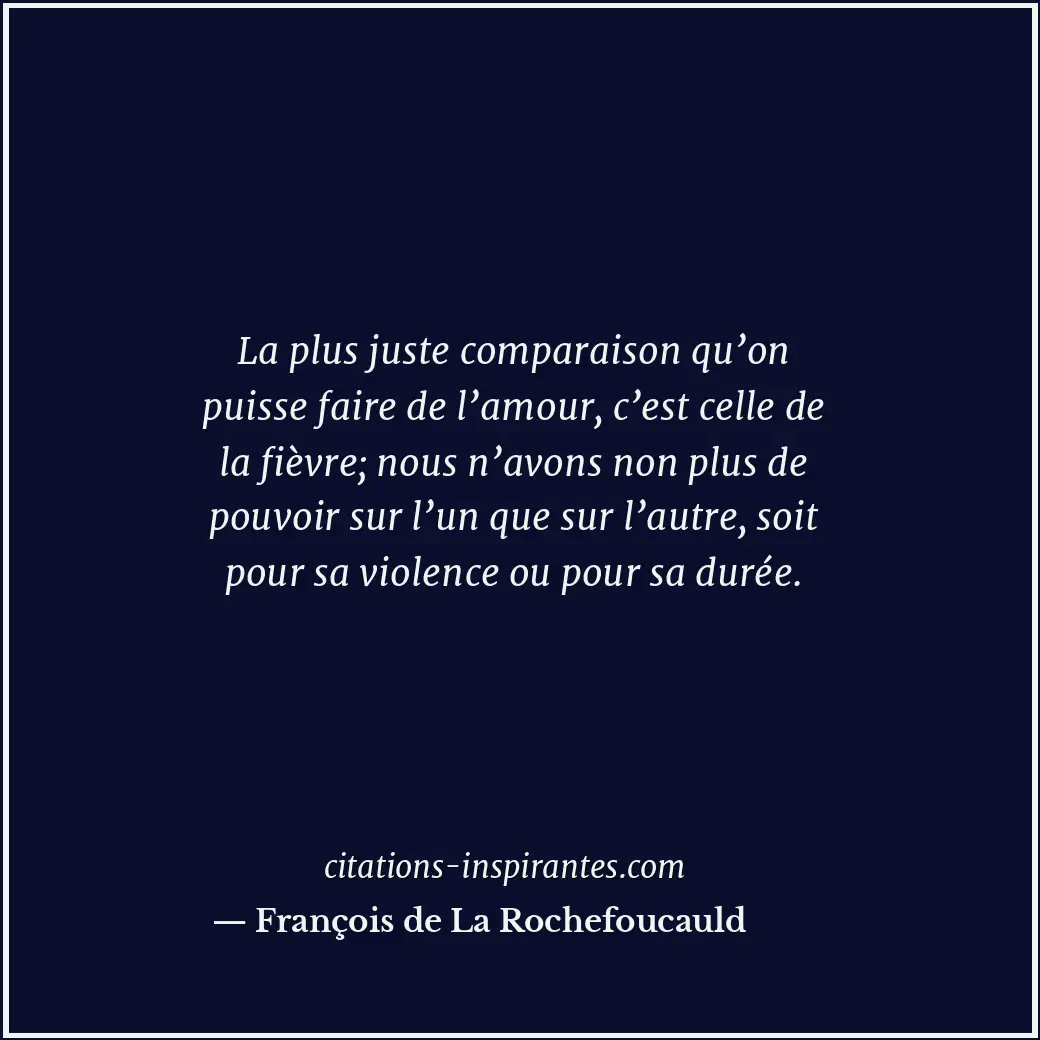 Citation de François de La Rochefoucauld