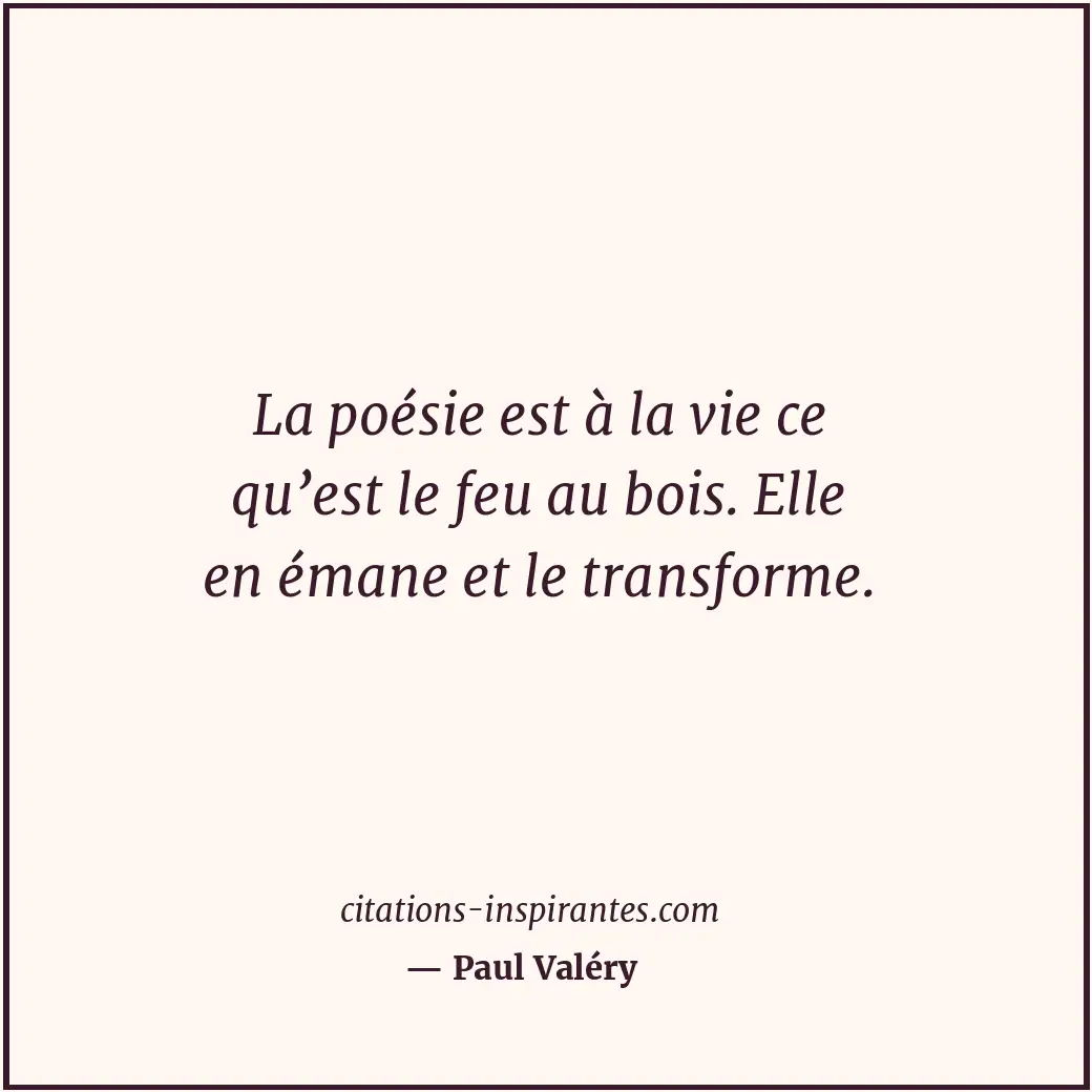 Citation de Paul Valéry