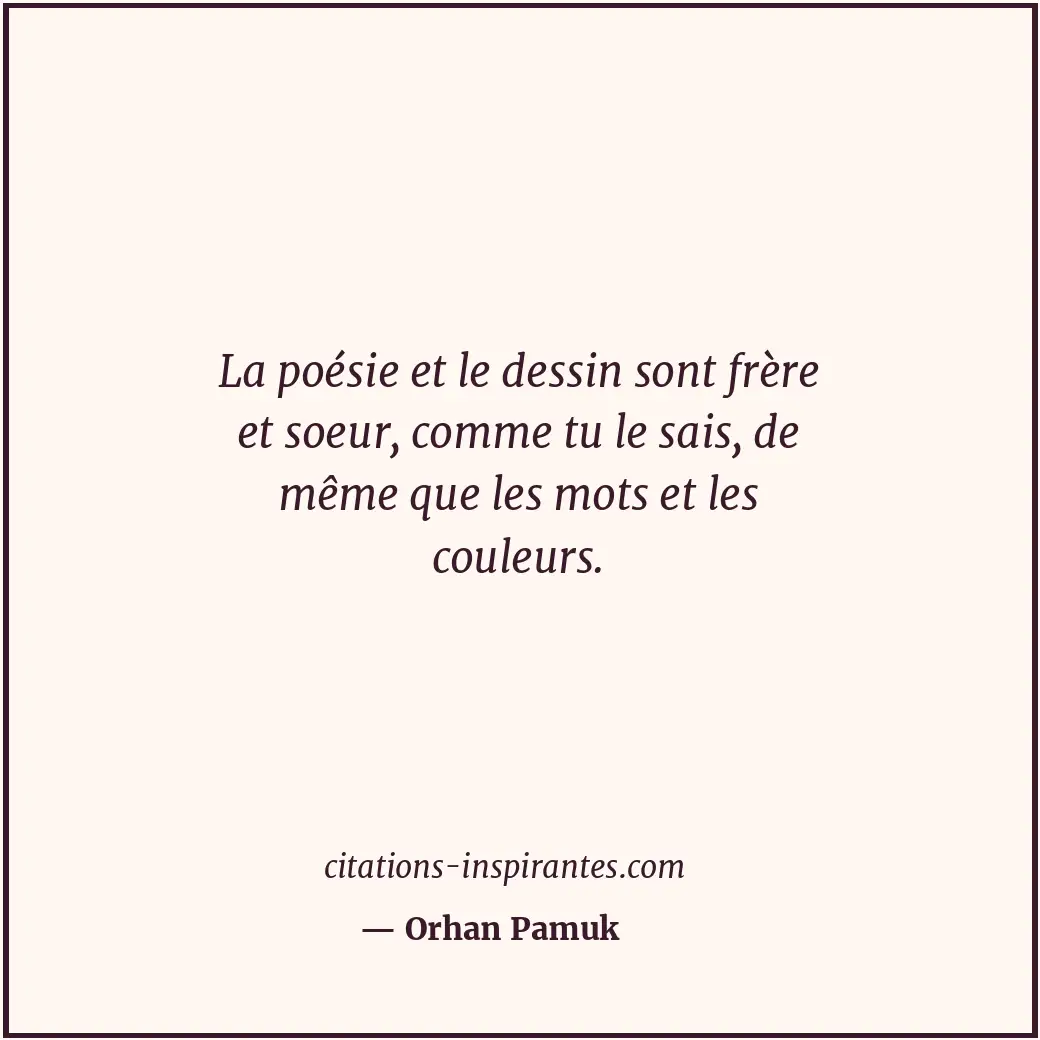 Citation de Orhan Pamuk