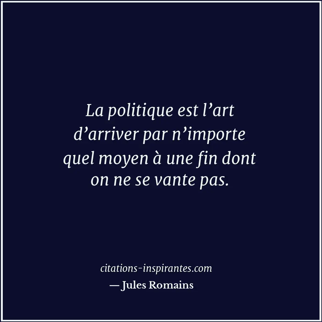 Citation de Jules Romains