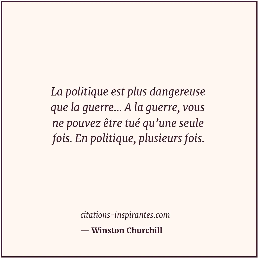 Citation de Winston Churchill