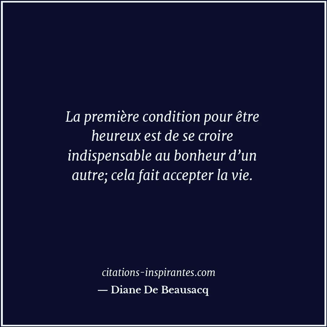 Citation de Diane De Beausacq