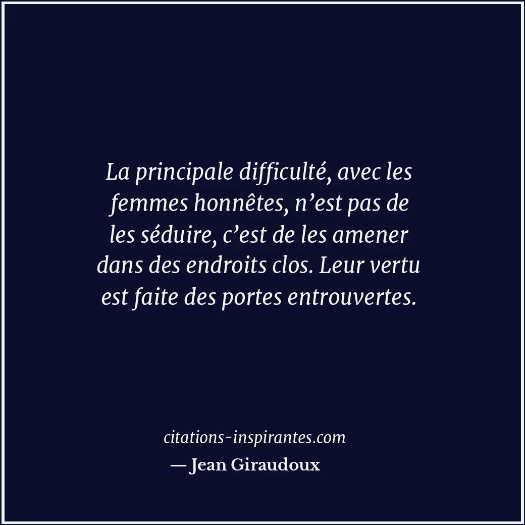 Citation de Jean Giraudoux