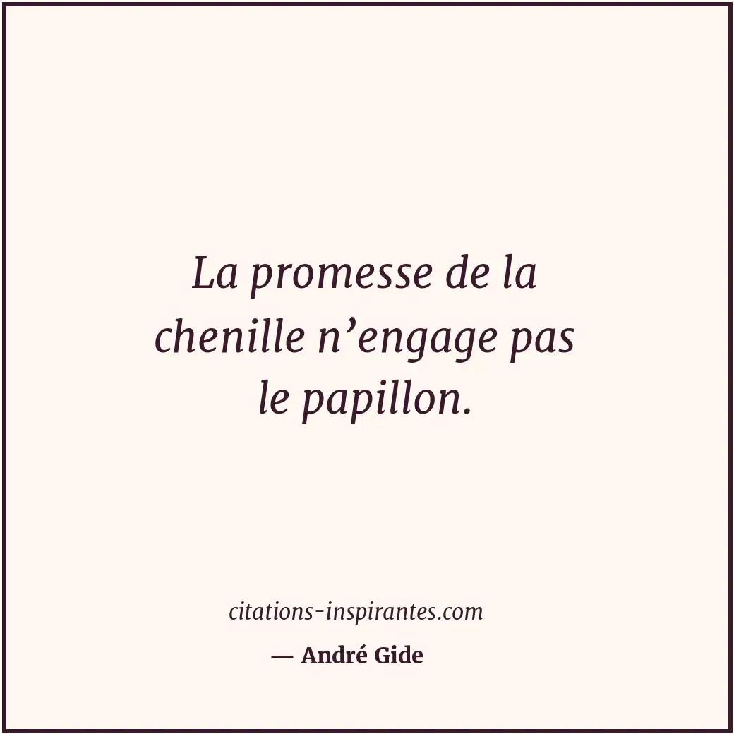 Citation de André Gide