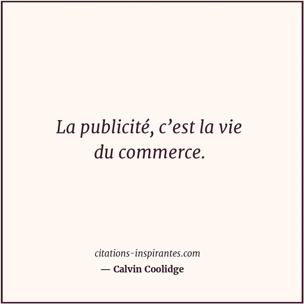 Citation de Calvin Coolidge