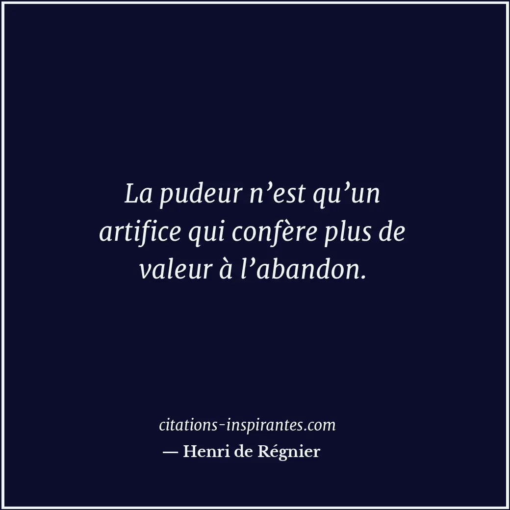 Citation de Henri de Régnier