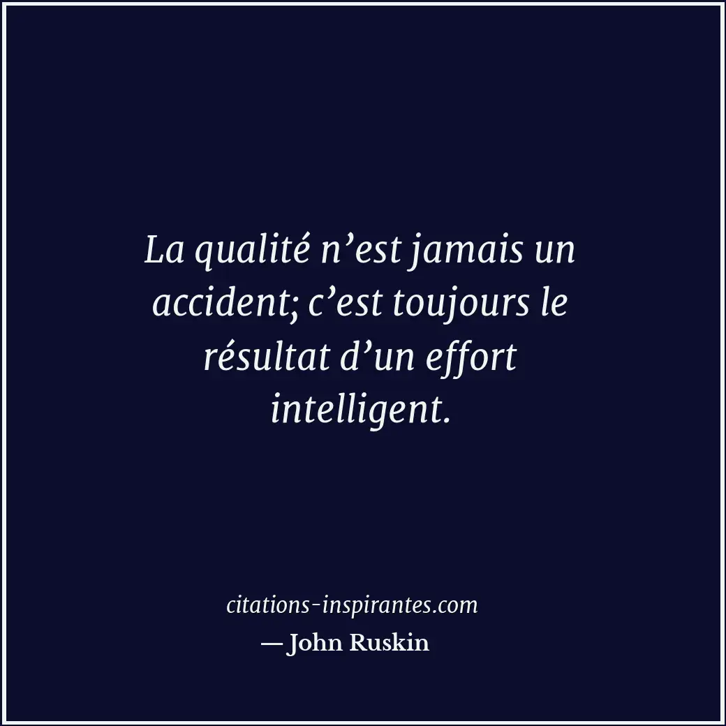 Citation de John Ruskin