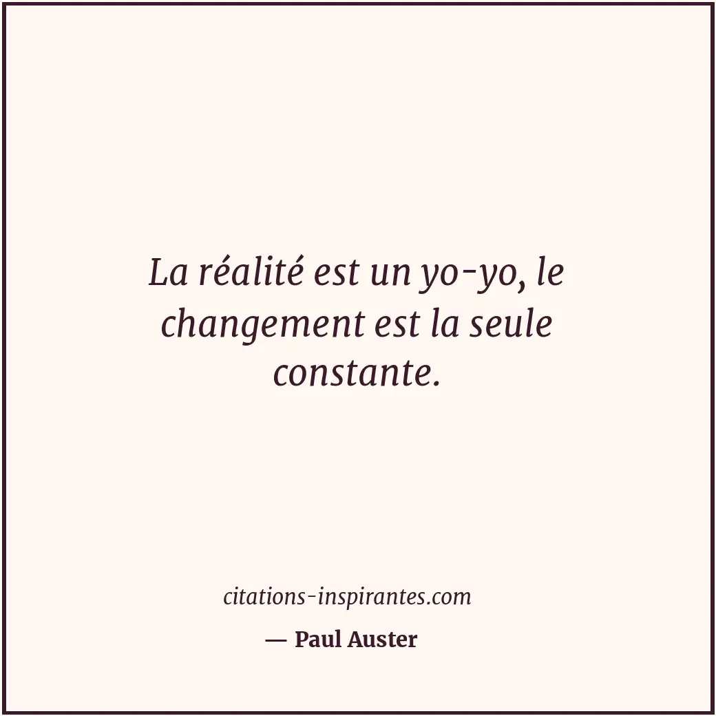 Citation de Paul Auster