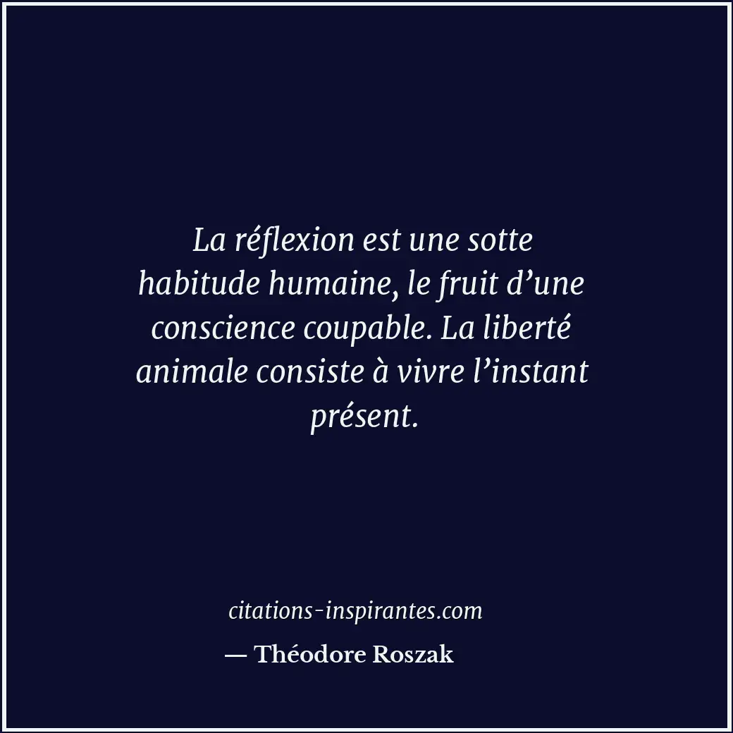 Citation de Théodore Roszak