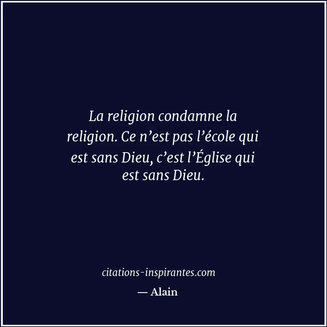 Citation de Alain