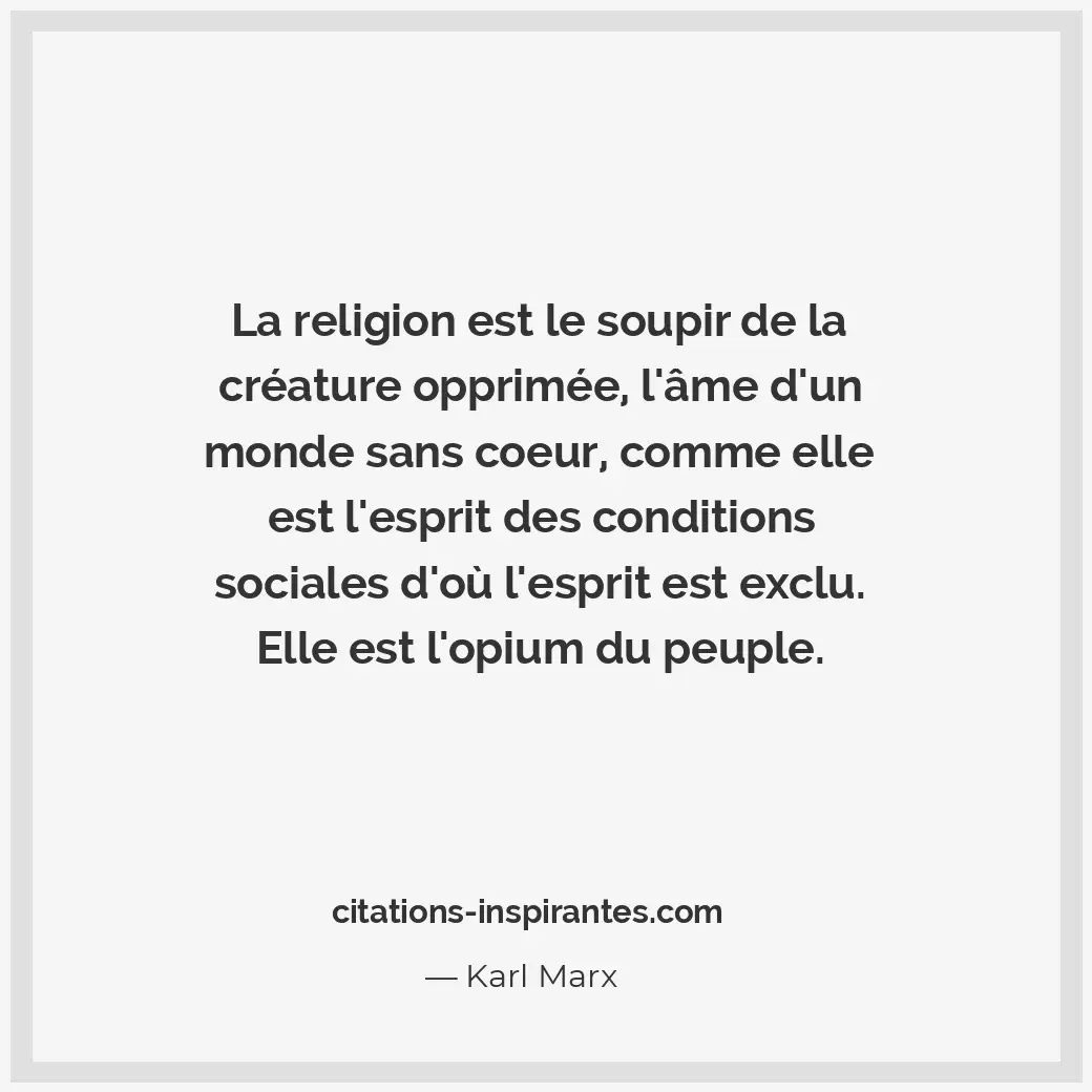 Citation de Karl Marx