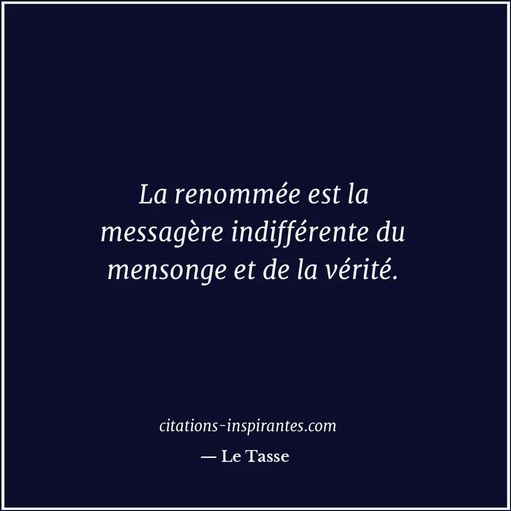 Citation de Le Tasse