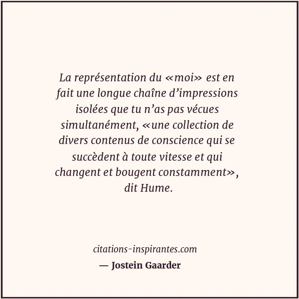 Citation de Jostein Gaarder