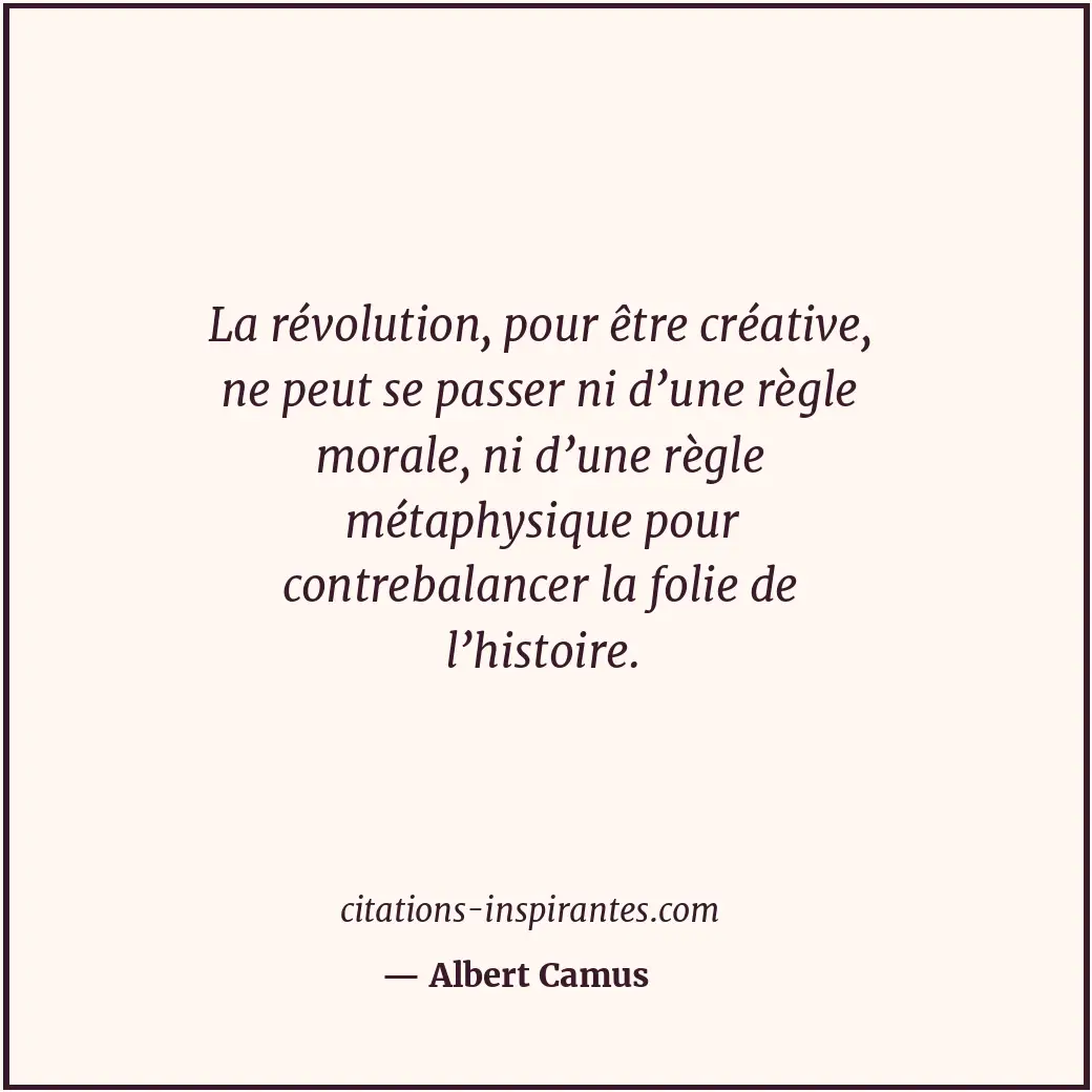 Citation de Albert Camus