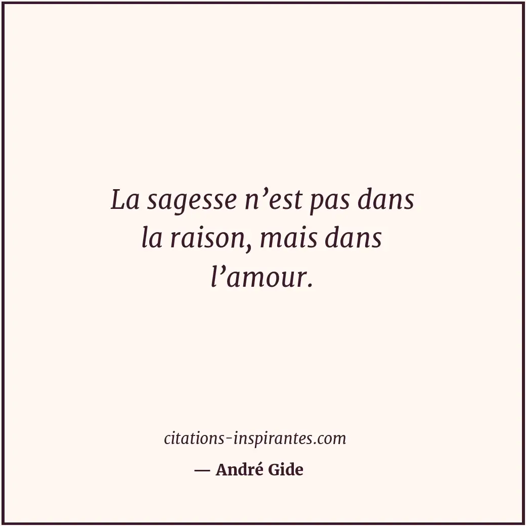 Citation de André Gide