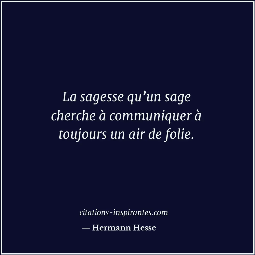 Citation de Hermann Hesse