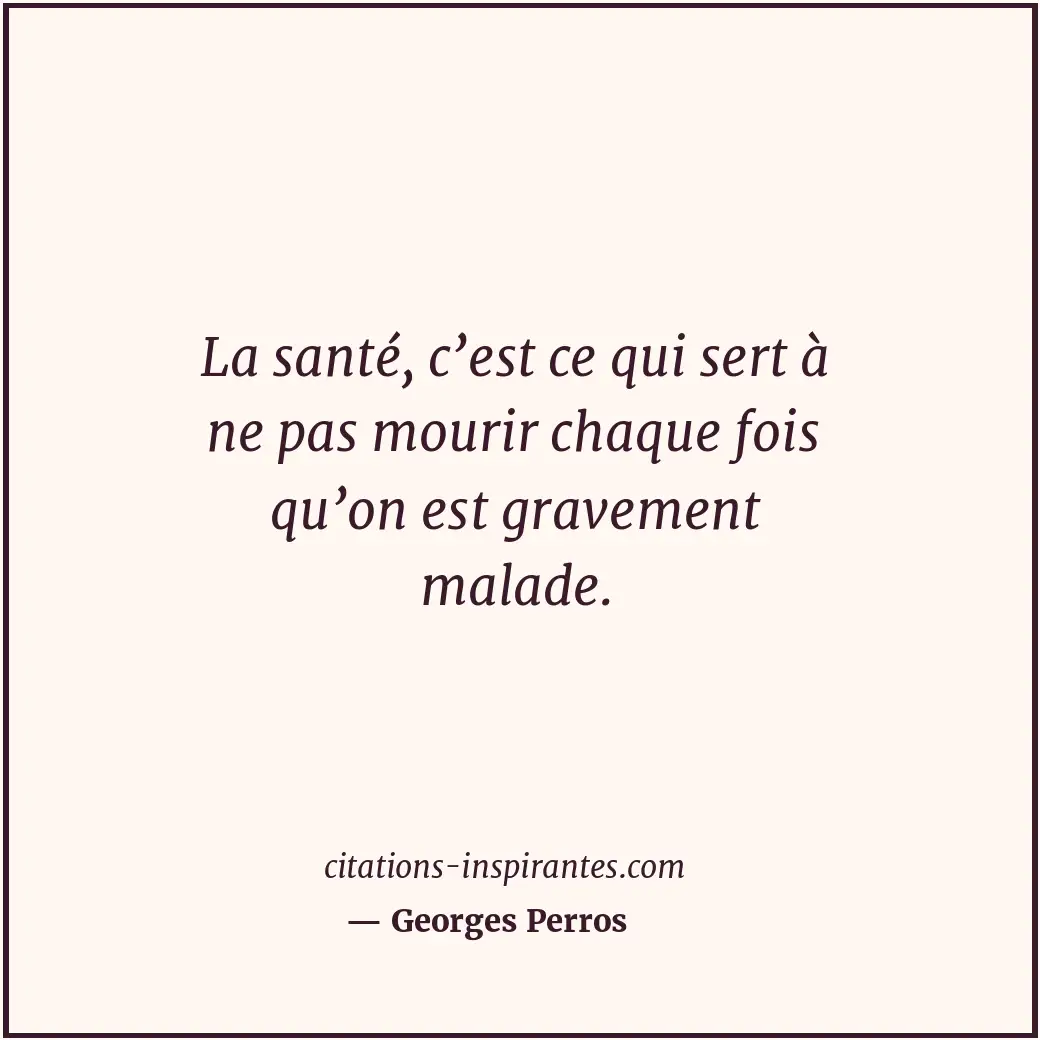 Citation de Georges Perros