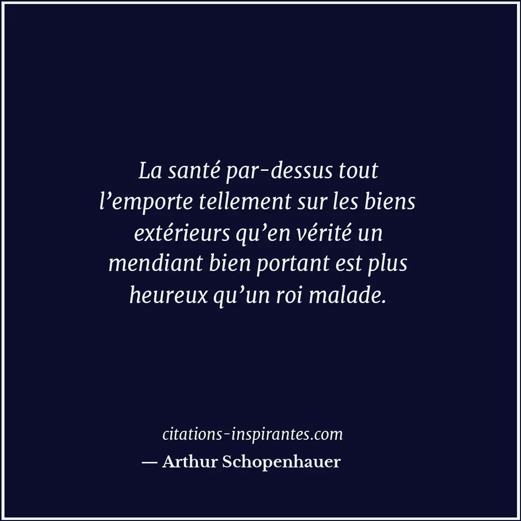 Citation de Arthur Schopenhauer