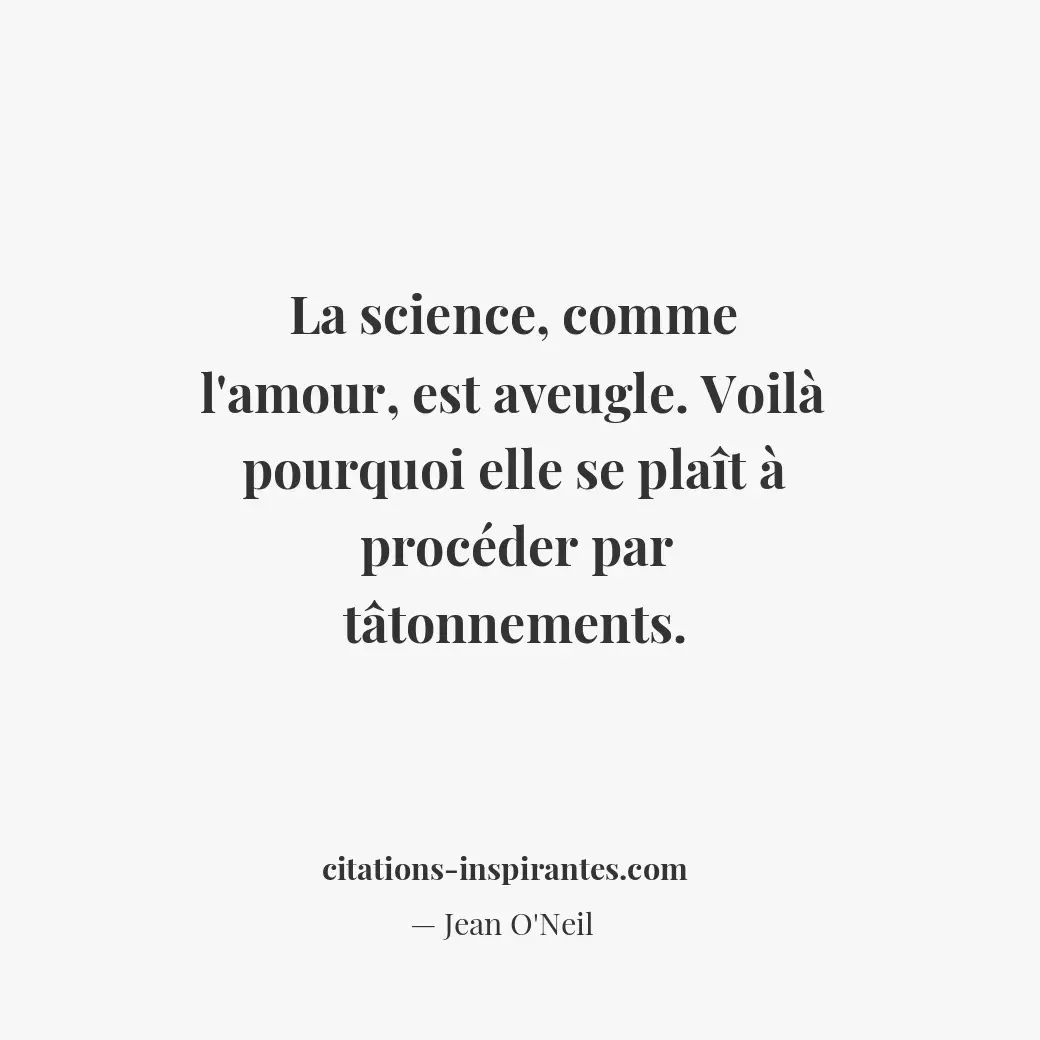 Citation de Jean O'Neil