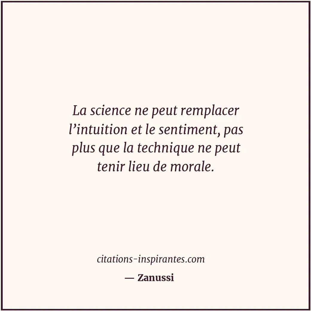 Citation de Zanussi