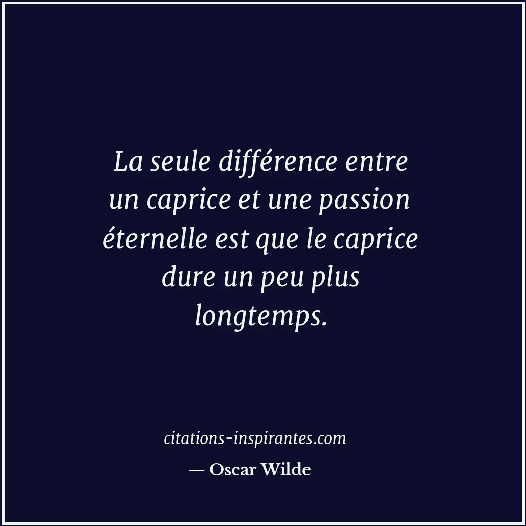 Citation de Oscar Wilde
